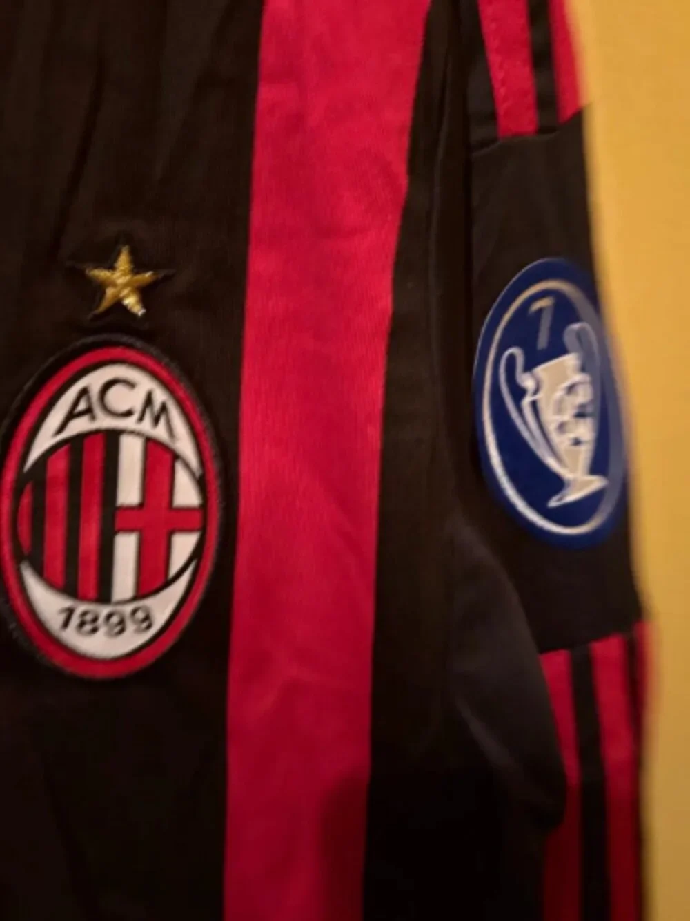 AC Milan Ronaldinho #80 Adidas Long Sleeve Soccer Jersey